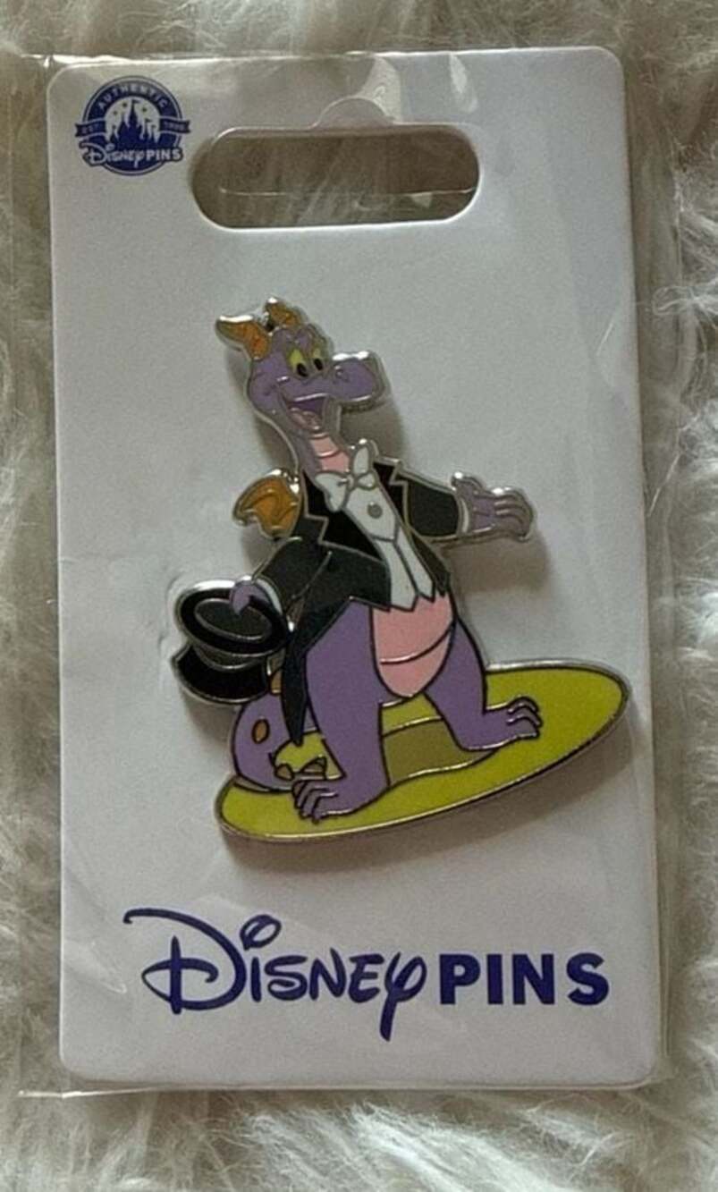 Disney Parks Figment in Tuxedo with Top Hat Enamel Pin - Epcot Figment Trading P